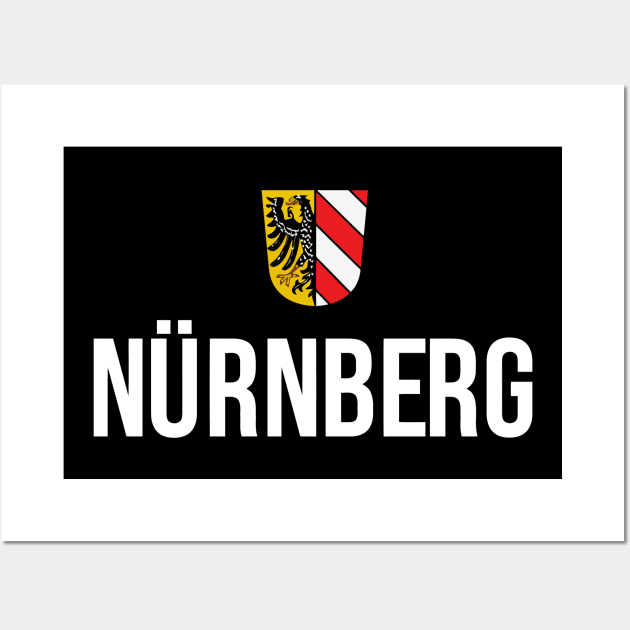 Nurnberg Germany German Flag Wall Art by tanambos